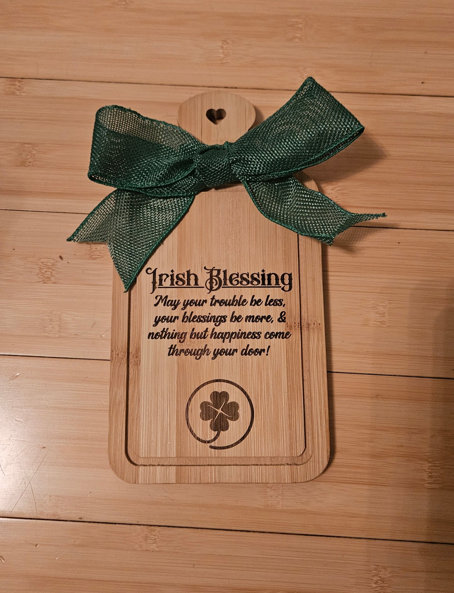Irish Blessing Decorative Cutting Board